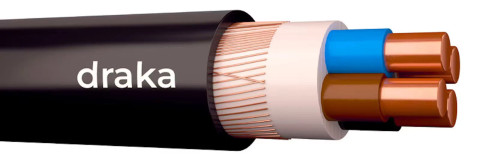 Kuparivoimakaapeli MCMK 4x2,5+2,5 Draka