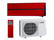 Ilmalämpöpumppu Mitsubishi Electric LN25 - rubiininpunainen