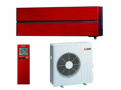 Ilmalämpöpumppu Mitsubishi Electric LN50 - rubiininpunainen