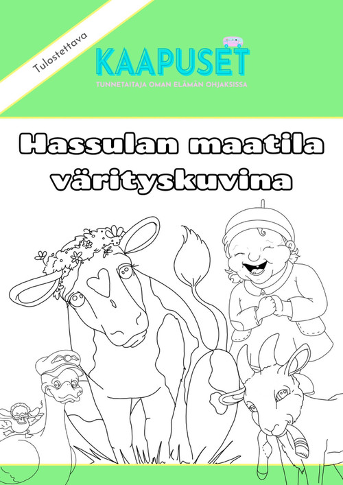 HASSULAN MAATILA VÄRITYSKUVINA