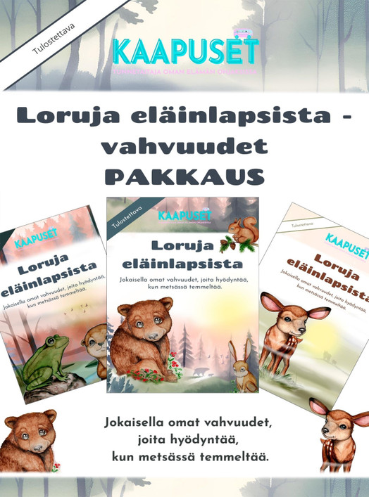 LORUJA ELÄINLAPSISTA - VAHVUUDET-PAKKAUS