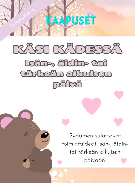 ISÄNPÄIVÄÄN TAI TÄRKEÄN AIKUISEN PÄIVÄÄN