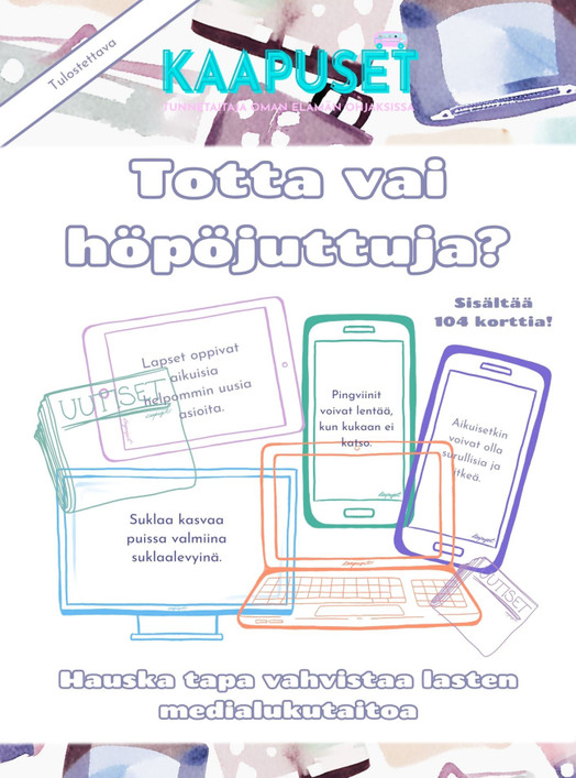TOTTA VAI HÖPÖJUTTUJA?