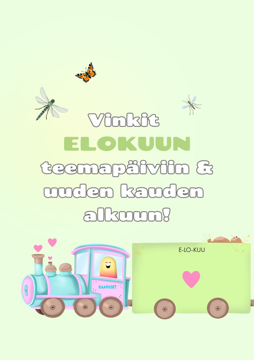 Vinkit elokuun teemapäiviin & uuden kauden alkuun! (MAKSUTON)