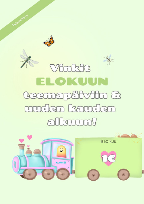 Vinkit elokuun teemapäiviin & uuden kauden  alkuun!