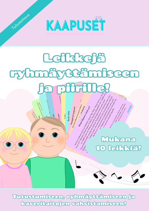 LEIKKEJÄ RYHMÄYTYMISEEN JA PIIRILLE 