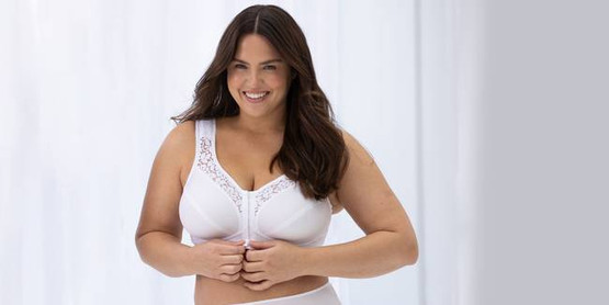 Miss Mary Cotton Lace edestä kiinnitettävä rintaliivi 80C