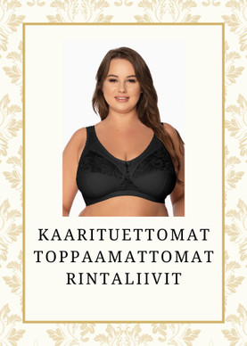 Kaarituettomat toppaamattomat rintaliivit