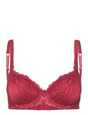 Missya Dorritt viininpunainen kaarituellinen topattu rintaliivi 75E
