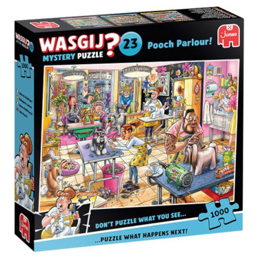 Wasgij Mystery 23 Pooch Parlour palapeli 1000 palaa