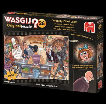 Wasgij Original 26 Celebrity Chief Chef palapeli 1000 palaa