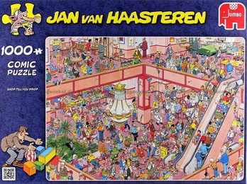 Jan van Haasteren  Shop till you drop palapeli 1000 palaa