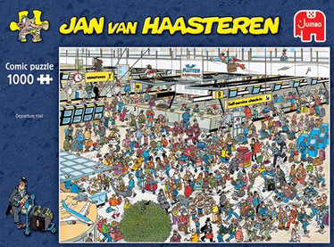 Jan van Haasteren  Departure Hall  palapeli 1000 palaa 