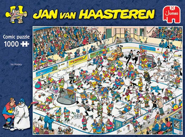 Jan van Haasteren  Ice Hockey palapeli 1000 palaa 