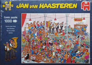 Jan van Haasteren  German Beer Party  palapeli 1000 palaa 