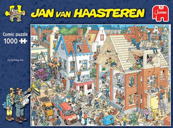 Jan van Haasteren The Building site palapeli 1000 palaa