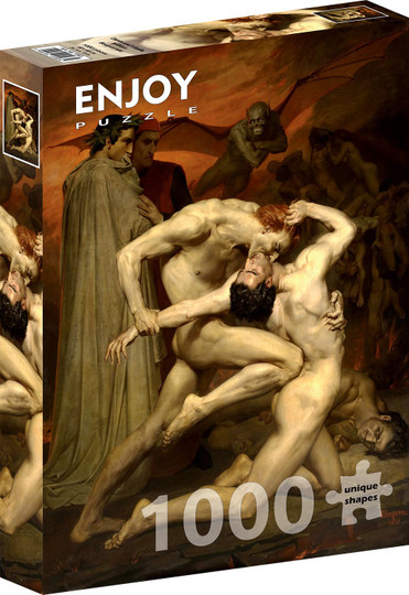 Enjoy, William Bouguereau, Dante and Virgile palapeli 1000 palaa
