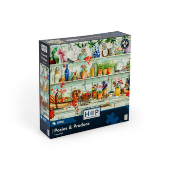 House of Puzzles, Tracy Hall, Posies& Produce palapeli 1000 palaa