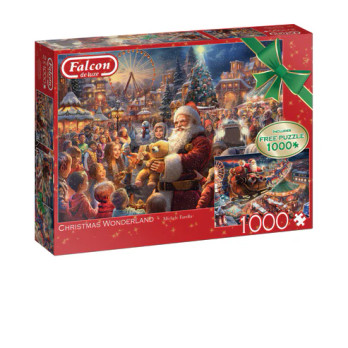 Falcon, Michele Farella ,Christmas Wonderland 2x1000 palan palapeli