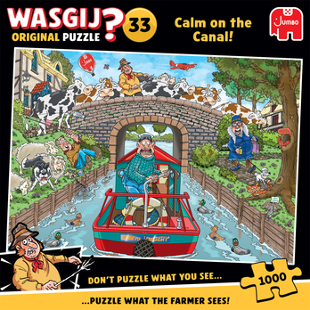 Wasgij Original 33 Calm on the Canal palapeli 1000 palaa