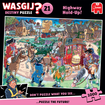 Wasgij Destiny 21 Highway Hold-Up! palapeli 1000 palaa