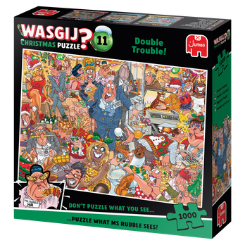 Wasgij Christmas 11, Double Trouble! palapeli 1000 palaa