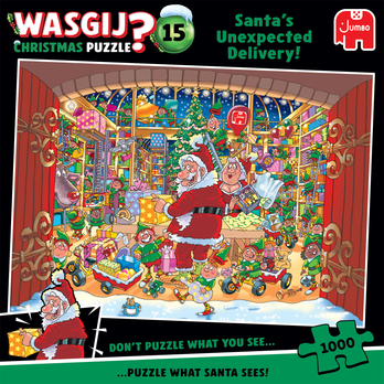 Wasgij Christmas 15, Santa´s Unexpected Delivery! palapeli 1000 palaa