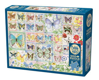 Cobble Hill, Jane Shasky, Butterfly Tiles palapeli 500 palaa