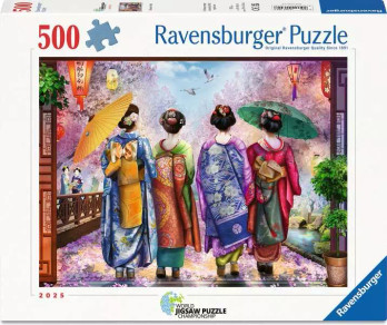 Ravensburger, Blossom Walk palapeli 500 palaa