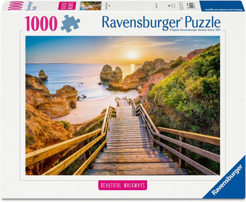Ravensburger Stairway to Camilo Beach Portugal,palapeli 1000 palaa