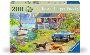 Ravensburger, XL, Summer Lake House palapeli 200 palaa
