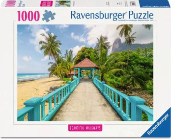 Ravensburger Beautiful WalkWays - Colourful Bridge, Malaysia,palapeli 1000 palaa