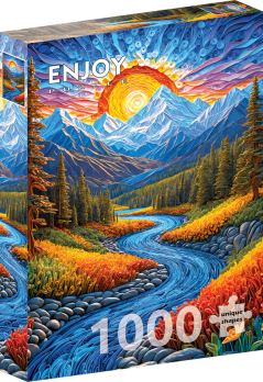 Enjoy Sunrise Landscape palapeli 1000 palaa