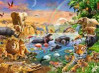 Ravensburger Savannah Jungle Waterhole palapeli 100 XXL palaa