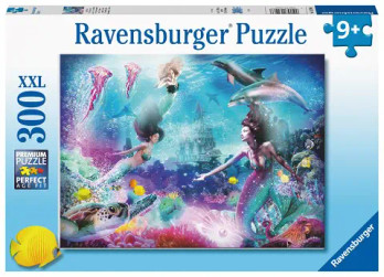 Ravensburger Mermaids palapeli 300 XXL palaa