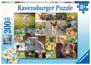 Ravensburger Baby Animal palapeli 200 XXL palaa