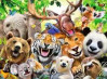 Ravensburger Exotic Animals Selfie palapeli 300 XXL palaa