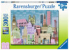 Ravensburger Worldly Attractions palapeli 300 XXL palaa