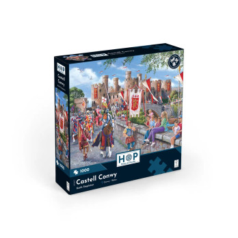 House of Puzzle Castell Conwy palapeli 1000 palaa