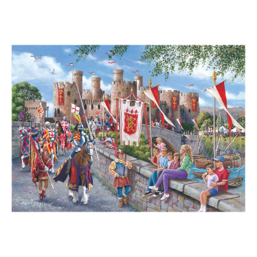 House of Puzzle Castell Conwy palapeli 1000 palaa