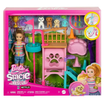 Barbie Stacie Puppy Playground leikkisetti