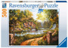 Ravensburger Cottage By The River palapeli 500 palaa