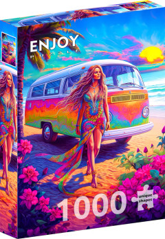 Enjoy Hippie At Heart palapeli 1000 palaa