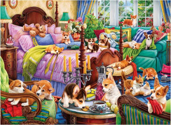 Anatolian Doggies in the Bedroom palapeli 1000 palaa