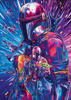  Ravensburger Star Wars - The Mandalorian palapeli 500 palaa