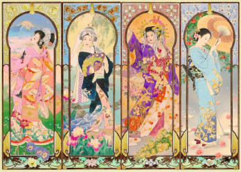 PAKKAUS VAHINGOTTUNUT -Ravensburger The Four Seasons palapeli 1000 palaa