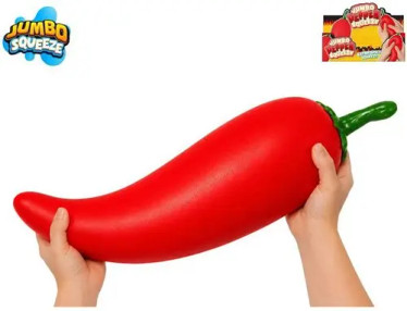 Squeeze XXL Spicy Pepper -Pehmeä Chili Stressilelu 