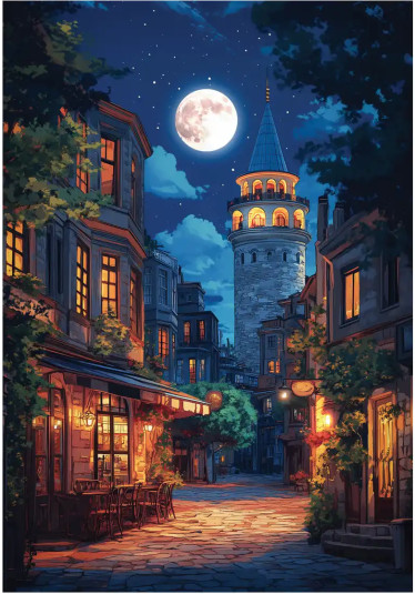Anatolian Galata at Fullmoon palapeli 500 palaa