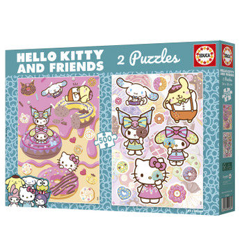 Educa Hello Kitty & Friends Donuts palapeli 2x 500 palaa