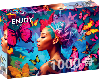  Enjoy Queen of Butterflies palapeli 1000 palaa